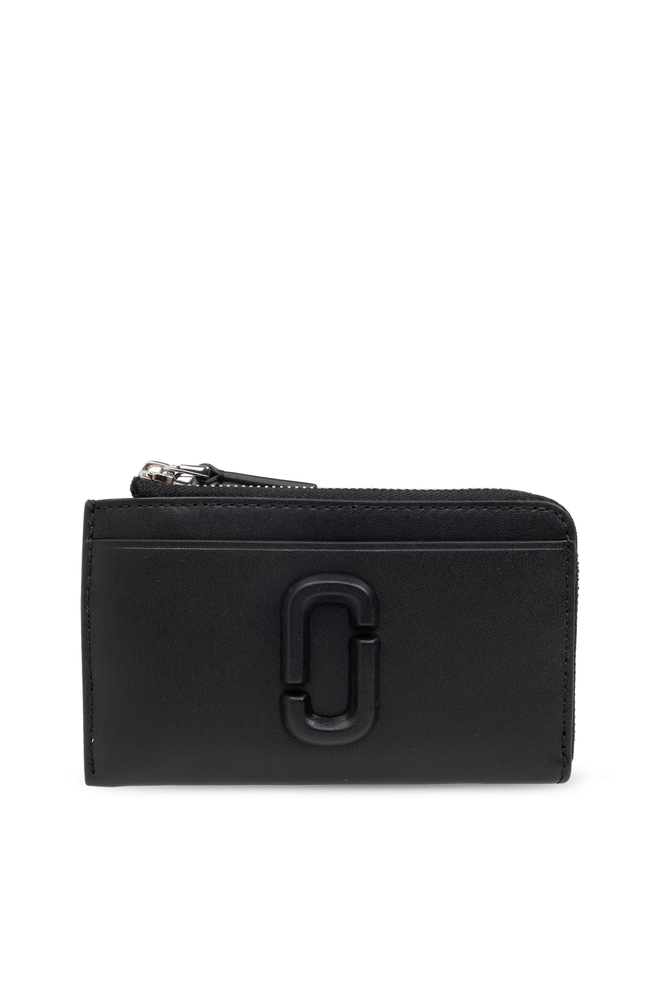 Marc Jacobs Women's The Slim 84 Zip Card Case, Black, One